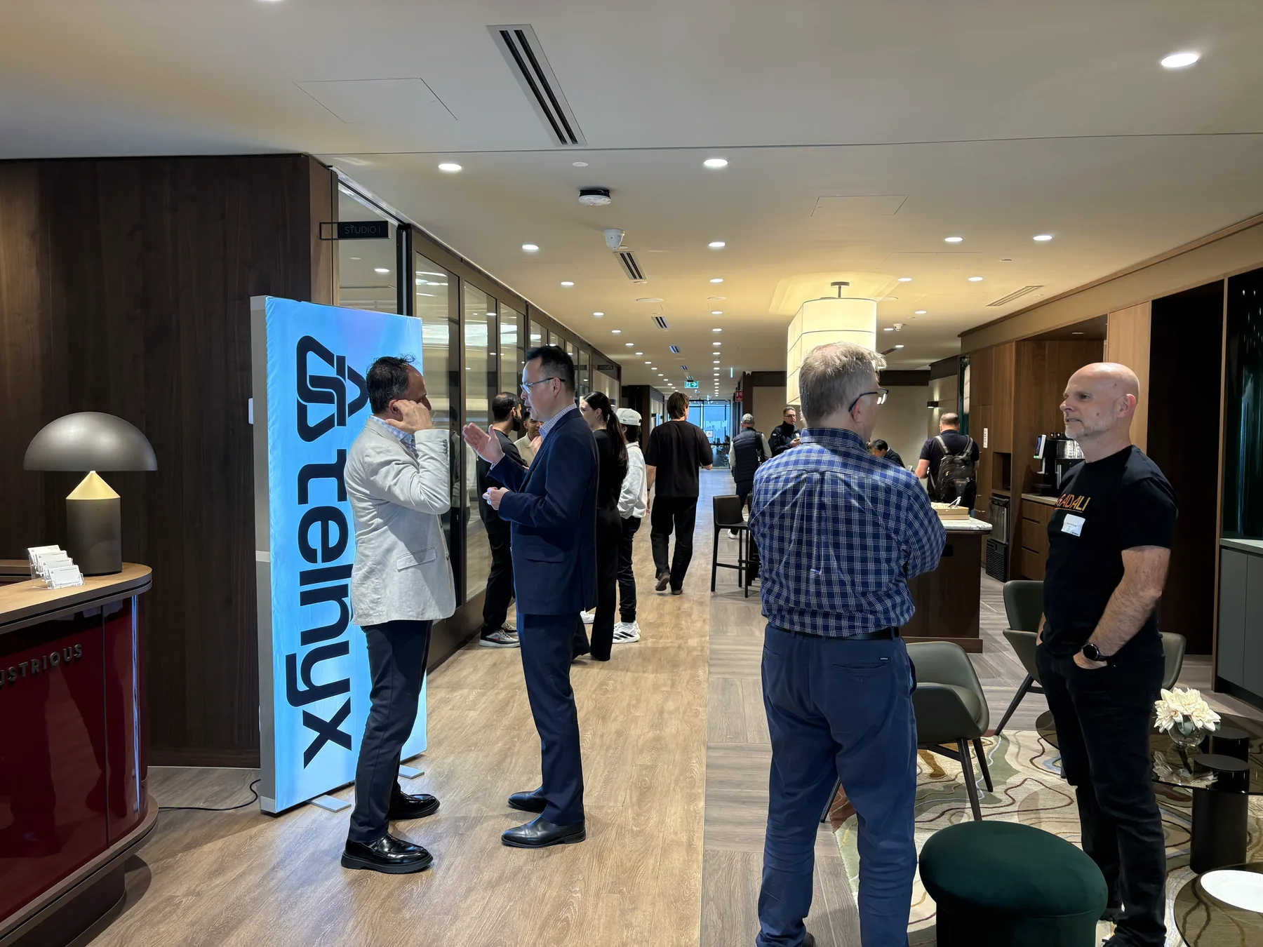Voice AI Connect Sydney, guests talking between sessions